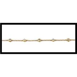18K HEART CUT DIAMOND BRACELET #1844477