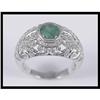 Image 1 : Sensational 18K White Gold Emerald and Diamond #1844493