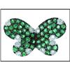 Image 1 : Adorable 18K White Gold Green Garnet and #1844496