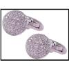 Image 1 : 18K BALL CUFFLINKS WITH 216 DIAMONDS WERE #1844509