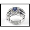 Image 1 : Extravagant 14K White Gold Sapphire and Diamond#1844528