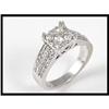 Image 1 : Shimmering 14K White Gold Diamond Ring #1844549