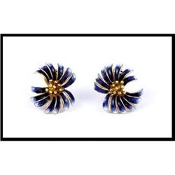 A Gorgeous Pair of Art Nouveau Inspired Enamel #1844554