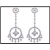 Image 1 : FORMAL DIAMOND DANGLE EARRINGS WERE $2500.00 #1844557