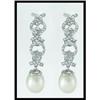 Image 1 : Gorgeous 18K White Gold Pearl and Diamond #1844558