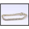 Image 1 : Unique 14K Yellow Gold Diamond Link Bracelet #1844565