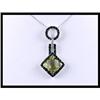 Image 1 : Modern 18K White Gold Lemon Quartz, Garnet, and#1844590
