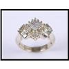 Image 1 : Lady's 14K Yellow Gold Diamond Ring #1844606