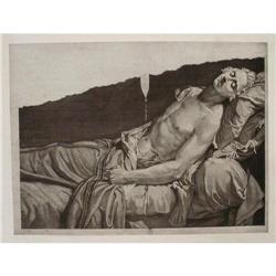 Lepeletier on his Death-Bed Engraving #1844643