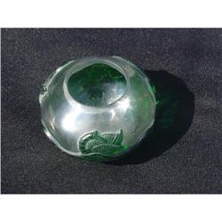 Antique  Peking glass container decorated with #1844665