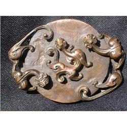 Antique bronze sculpture in shape of  plaque #1844670