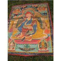 19th. century Tibetan tangka featuring #1844676