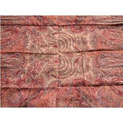 Hand-woven Kashmir pure wool paisley cover #1844685