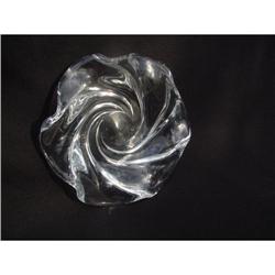 Orrefors crystal dish with twirl design #1844709