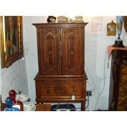 Oak Blind China Closet #1844786