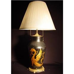 table lamp with gild dragon . #1844846