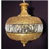 Image 1 : Antique gilt and crystal chandelier #1844861