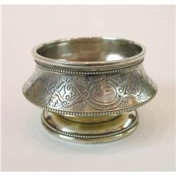 Russian silver salt vase. #1844866