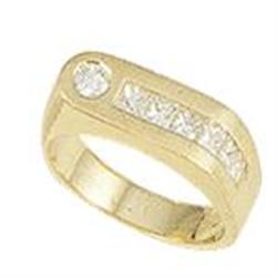 1.10 carat G VS1 diamond ring yellow gold #1844906
