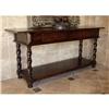 Image 1 : BARLEY TWIST JACOBEAN 2 DR CONSOLE SOFA TABLE #1844928
