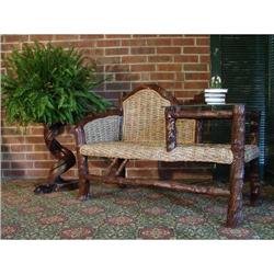 ANTIQUE RUSTIC RENAISSANCE ROOT SETTEE BENCH #1844932