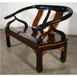 ART RETRO CONTEMPORARY ROSE MAHOG SETTEE #1844933