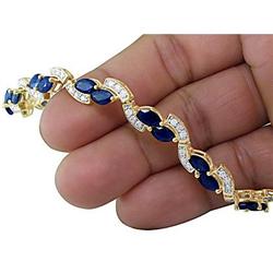 Sapphire and Diamond Bracelet #1844936