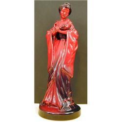 DOULTON FIGURINE: THE GEISHA (Flambe) #1844952