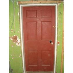 1820's 6 Panel Wood-Pin Door-Exterior #1844959