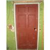 Image 1 : 1820's 6 Panel Wood-Pin Door-Exterior #1844959