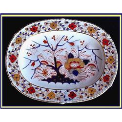 18C DERBY PLATTER IMARI PATTERN 13INCH #1845015