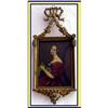 Image 1 : MINIATURE HP PORTRAIT EARLY AMERICAN WOMAN #1845027