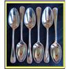 Image 1 : SET 8 GORHAM ST SILVER SPOONS TABLE TEA 19C #1845034