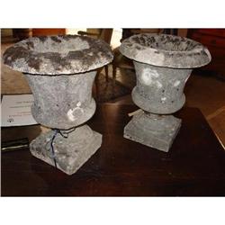 Pair of French Stone Urns #1845043