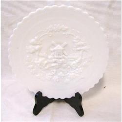 Rare White Imperial Plate with Windmill Pattern#1845053