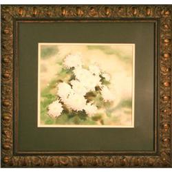 "White Mums" by Connie Buckley - floral #1794799
