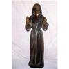 Image 1 : Antique Bronze St. Francis Statue #1794890