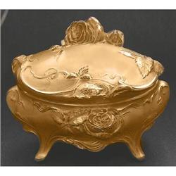 Ormolu Art Nouveau Rose Jewelry Casket #1795085