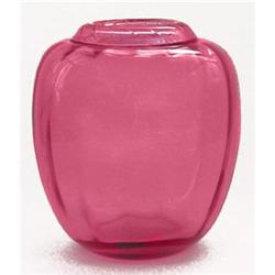 Cranberry Glass Art Deco Vase #1795090