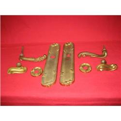 Bronze Door Plates and Knobs set #1795312