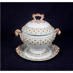 Antique Copeland SpodeTureen  & Under Plate #1795477