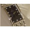Estate Diamond Bulova Black Dial Wristwatch #1795540