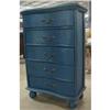 Image 1 : COTTAGE SHABBY BLUE PAINT NIGHT STAND DRESSER #1795610