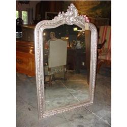 French Silverleaf Louis XV Style Mirror  #1795722