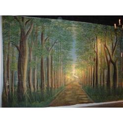 French Antique Theater Backdrop #1795732