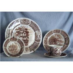 20pc Set Staffordshire A. Meakin - Fairwinds #1807294