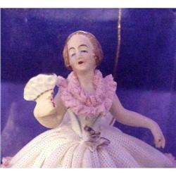 Lovely Dresden Figurine TINY LADY #1807358