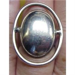 Lovely Large STERLING  RING #1807367