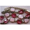 Image 1 : ANTIQUE PINK ROSE QUARTZ NECKLACE #1807384