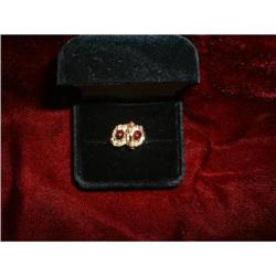 Ladies Garnet Cabizone Ring #1807552